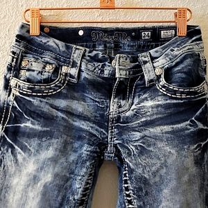 Miss me jeans  acid wash style size 24
